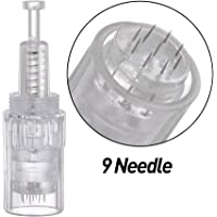 10pcs Derma Pen agujas 9 Aguja- microneedling agujas de repuesto puntas cartucho tornillo slot para Electric…